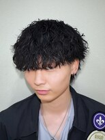 ボンドストーリールミエール(Bond Story lumiere) ツイストスパイラルパーマシャドウパーマ眉毛ラウンドマッシュ