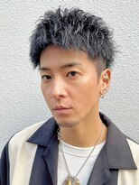 アイビーズ(IVYS)&nbsp;ルーズショートパーマニュアンス大人メンズナチュラルヘア