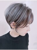 ハンサムショート&モノトーングレージュ