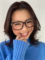 ダブル(DOUBLE)&nbsp;ハッシュカットグレージュデザインカラーツートーンカラー高松