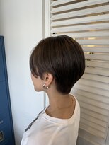 フレリス(FreRis)&nbsp;大人ショート×透明感ブラウン【守谷 美容室 ケアブリーチ】