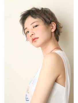 エンバイフラワー(enn by flower) 【flower】アッシュグレーカジュアルショート