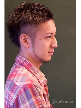 ジェナフレーム(jena frame) 漢気パーマスタイル