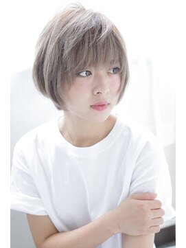 オウル(Owll) マッシュボブ[mignon]透明感グレージュ小顔バング