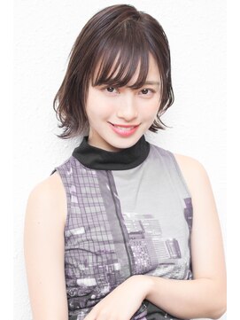 モニカ 西宮北口(Monica) 大人かわいい伸ばしかけグレージュナチュラルボブ