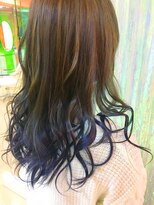 ヘアーメイク Y-21 久地店(HAIR MAKE Y-21) #ブルーグラデーション