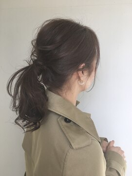 ヘアースパリゾート リアン 燕三条店(Lien) セピアブラウン＿ローポニー