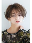 大人可愛いふんわりショート