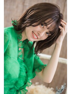 ヴァンクシー バイ ルナ(VANKCY by Luna) 外ハネボブ スリークボブ 20代 30代 厚めバング 伸ばしかけ 簡単