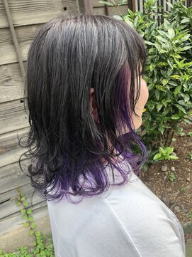 コレット ヘアー 大通(Colette hair) チラッと☆パープル