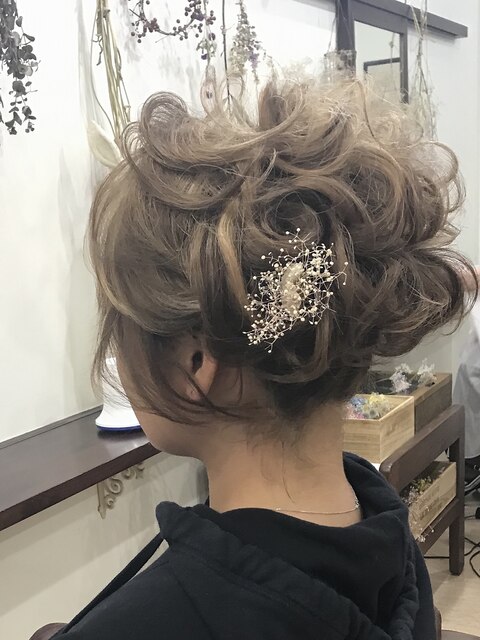 浴衣ヘアアレンジ☆結婚式ヘアアレンジ