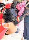 ☆とっても可愛いキュートな七五三・新日本髪アップスタイル☆