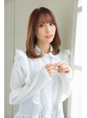 大人可愛い  20代30代　ひし形シルエットエアリーミディ　奈良