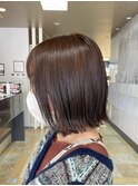 切りっぱなしボブ(^^)