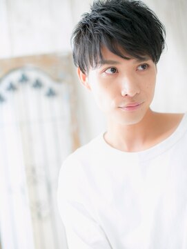 メンズヘア ビーセカンド 草加店(MENS HAIR B-2) 無造作簡単1分スタイリング!ショートウルフP