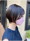 【SHIN】透け感グラボブ