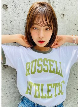 ロジッタ(ROJITHA) 【ROJITHA原宿表参道】オリーブベージュ×フレンチボブ