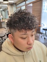 メンズ レオ 南森町店(men's LEO)&nbsp;スペインカール風ハードパーマ
