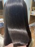 ノンダメージ艶髪ストレート+トリートメント+marbb(カット無し) 21300→17040