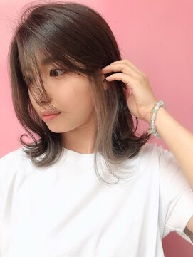ランプ ヘアー(lamp hair) 【lamp斉藤】インナー×ホワイトベージュ
