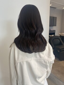 コト 福井大和田店(coto) 福井 ラベンダーグレージュ くびれヘア 韓国風 髪質改善