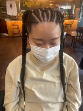 ディギンミー(Diggin'me) ツイン、コーンロウ