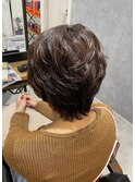 パーマの残りが香るヘアスタイル