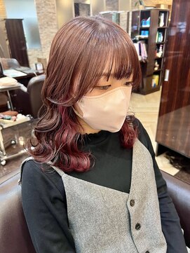 キャラ 池袋本店(CHARA) 大人気!インナーピンク【インナーカラー/ピンク/池袋】