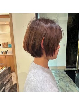 シャンプー ボーイ 宮崎柳丸店(SHAMPOO BOY) 丸みショートボブ