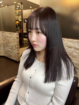 キャラ 池袋本店(CHARA) 髪質改善トリートメント×ピンクブラウン【髪質改善】