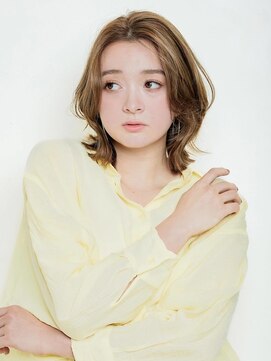 オンク 新宿(onk) ミディアムヘア/ショコラベージュ/ボブルフ/新宿駅