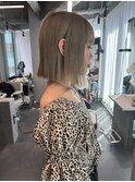 ハイトーンボブ/切りっぱなしボブ