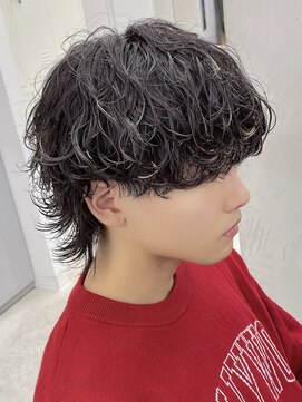 フィフス 名駅(fifth) 波巻きスパイラルパーマツイストパーマウルフメンズパーマ