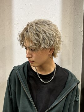 ハイパー(HYPER) ホワイトウェーブ【メンズカット/ハイライト/メンズパーマ】