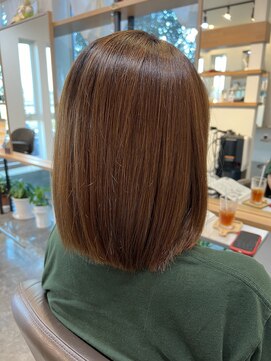 ア ドリームアップスタジオ レストアール(A DREAM UP STUDIO restR) 艶ボブスタイル