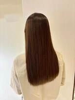 ヘアリゾート粋 新宿三丁目本店 ストレートロング/ブラウンカラー/透明感カラー