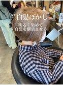 白髪ぼかし