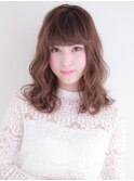 波ウェーブミディ×ハイベージュ☆