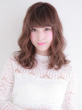 ビビディバビディブー 枚方ビオルネ店(Bibbidi.bobbidi.boo) 波ウェーブミディ×ハイベージュ☆