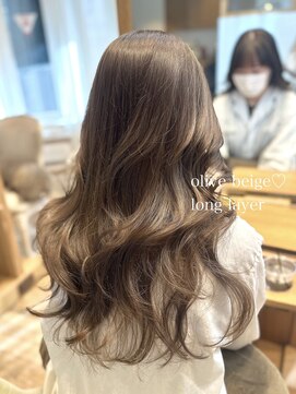 バイオレット 表参道店(Violet) オリーブベージュグレージュブリーチなしカラーNA_71