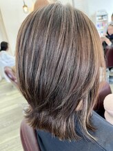 グレイス ヘア デザイニング(GRACE hair designing) 白髪ボカシハイライト(アルミホイル使用)