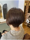 30代40代50代マッシュショートショートボブショートカット八軒