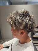 ツイスパ×アップバング