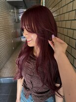 シイ(SIE)&nbsp;ブリーチありでつくる透けるベリーピンク♪