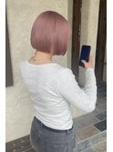 ミニボブ/ホワイトピンク