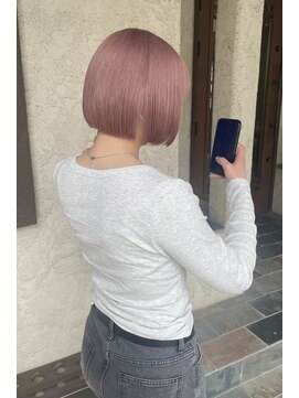 ココバイジル(CoCo by JILL) ミニボブ/ホワイトピンク