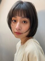 ロンド ボーイ 表参道(Lond BOY)&nbsp;グランマッシュ/オリーブグレー/ショート/ヘイリーボブ/前髪