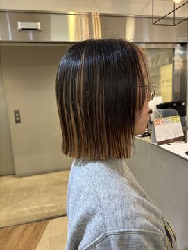 ジエクト ヴィシア(The Ect VIXIA) デザインカラー　アンブレラカラー　切りっぱなし　ストレート