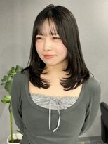 オアハカタ(oa hakata)&nbsp;ミディアムレイヤー/透明感カラー/韓国ヘア/博多