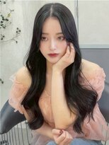 ロンドアヴァントゥス 池袋(Lond aventus)&nbsp;ダークラベンダーグレージュレイヤーカット韓国巻き顔周りカット